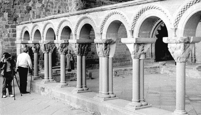 Colonnade - San Juan de la Pena  (N. Mosley in background)